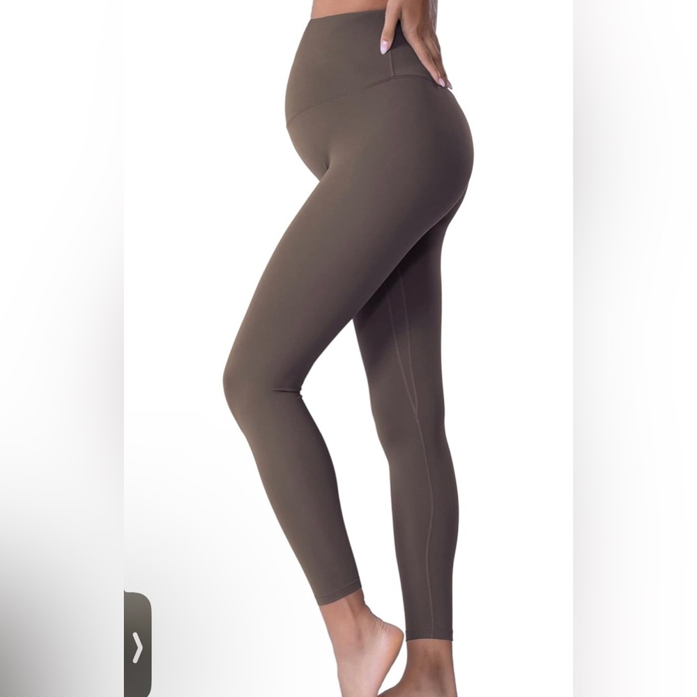 Poshdivah Women's Maternity Leggings Over The Belly Pregnancy Yoga Pants